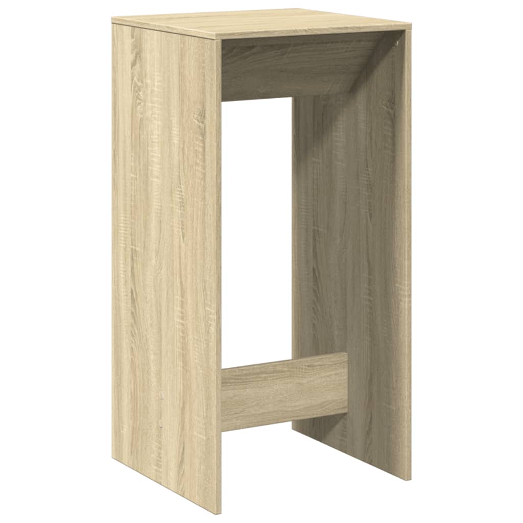 Sonoma Oak Bar Table 51x50x103.5 cm - Engineered Wood Elegance