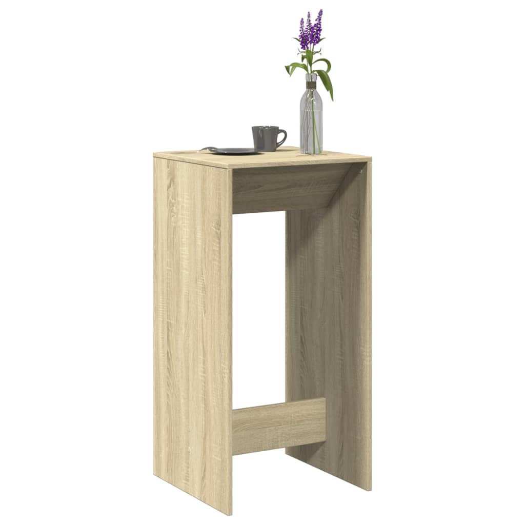 Sonoma Oak Bar Table 51x50x103.5 cm - Engineered Wood Elegance