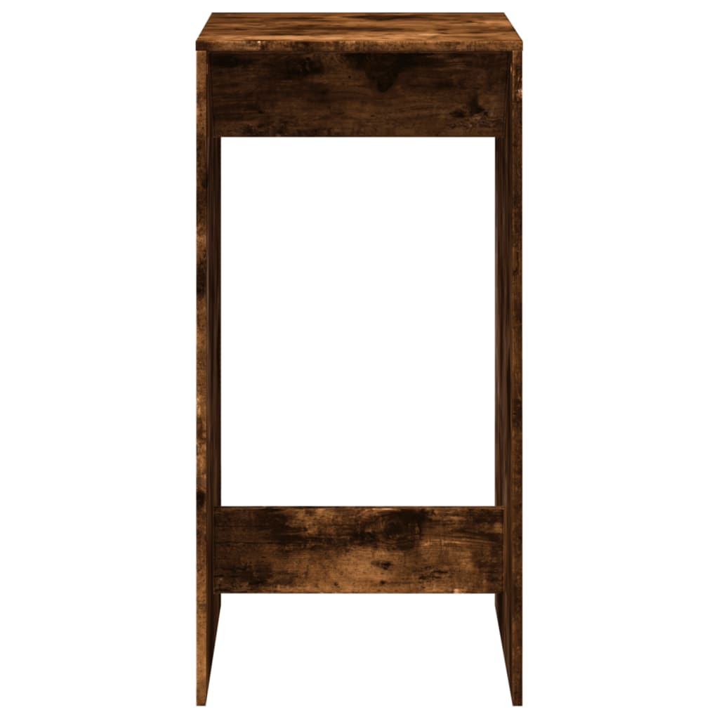Smoked Oak Bar Table - 51x50x103.5 cm, Engineered Wood