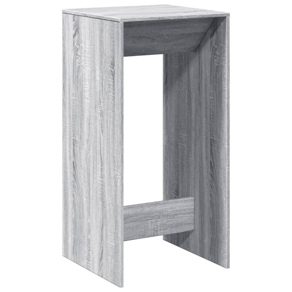 Grey Sonoma Bar Table, Engineered Wood, 51x50x103.5 cm