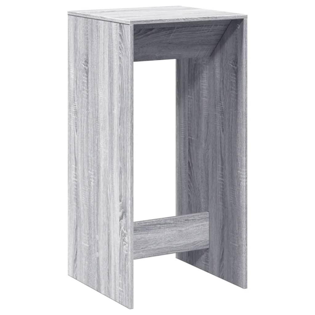 Grey Sonoma Bar Table, Engineered Wood, 51x50x103.5 cm