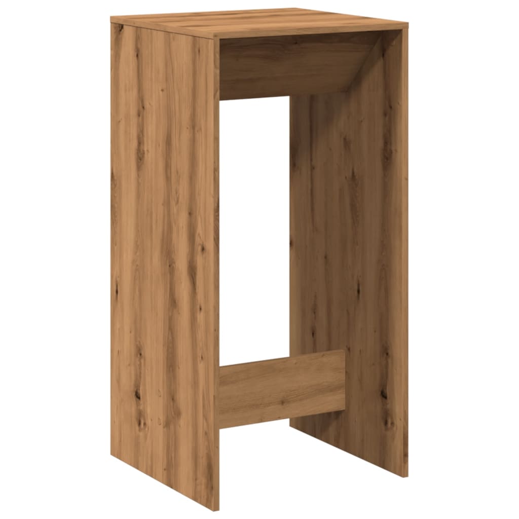 Stylish Artisan Oak Bar Table, 51x50x103.5 cm, Engineered Wood