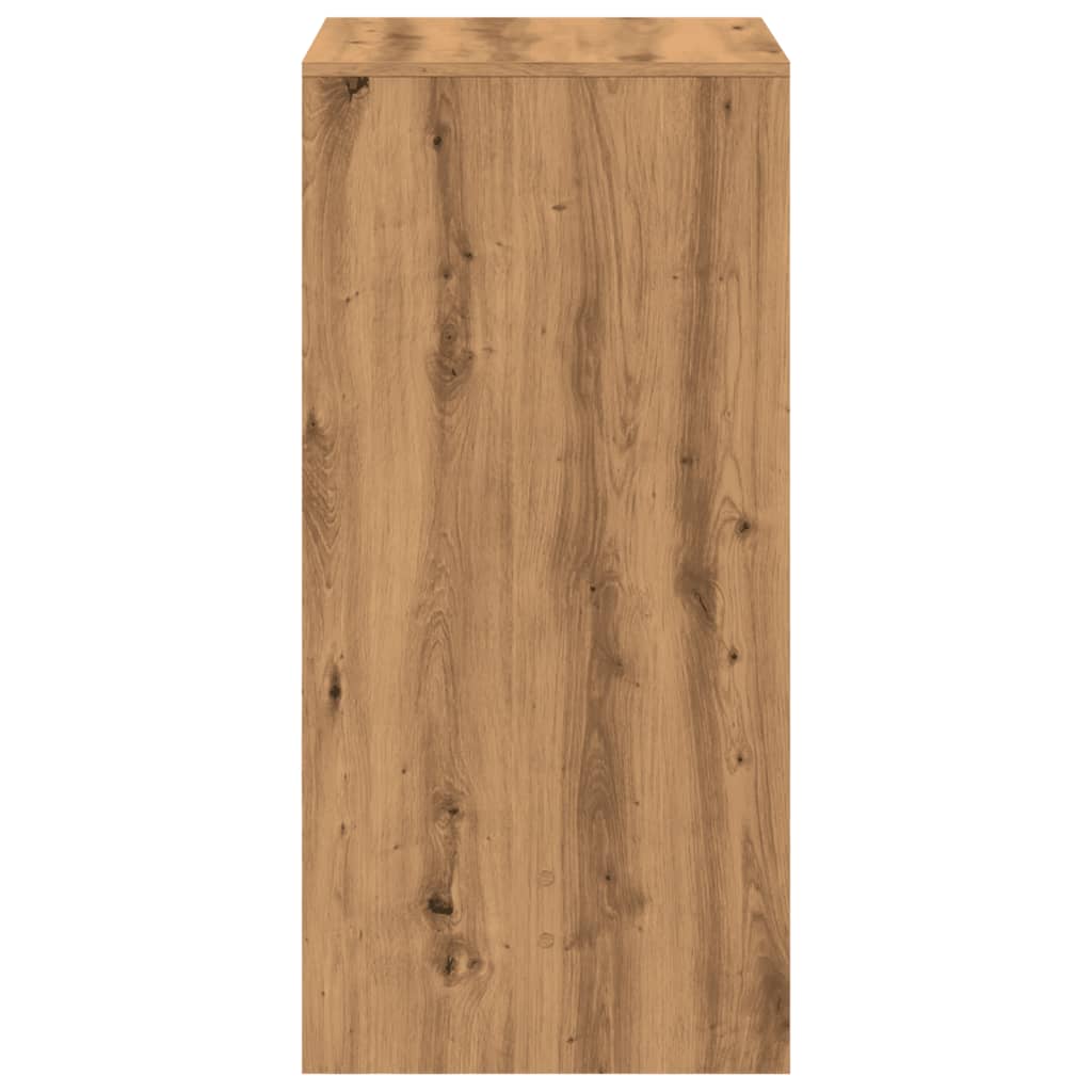 Stylish Artisan Oak Bar Table, 51x50x103.5 cm, Engineered Wood