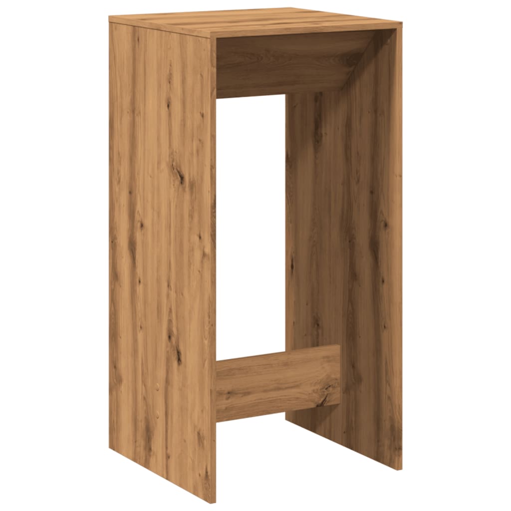 Stylish Artisan Oak Bar Table, 51x50x103.5 cm, Engineered Wood