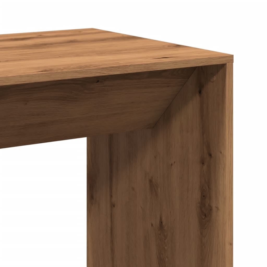 Stylish Artisan Oak Bar Table, 51x50x103.5 cm, Engineered Wood