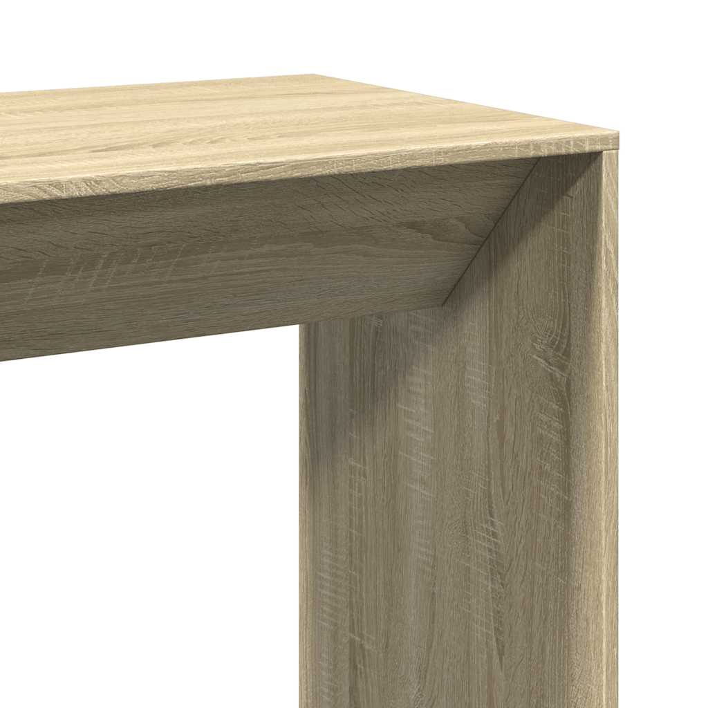 Sonoma Oak Bar Table 102x50x103.5 cm - Durable Engineered Wood