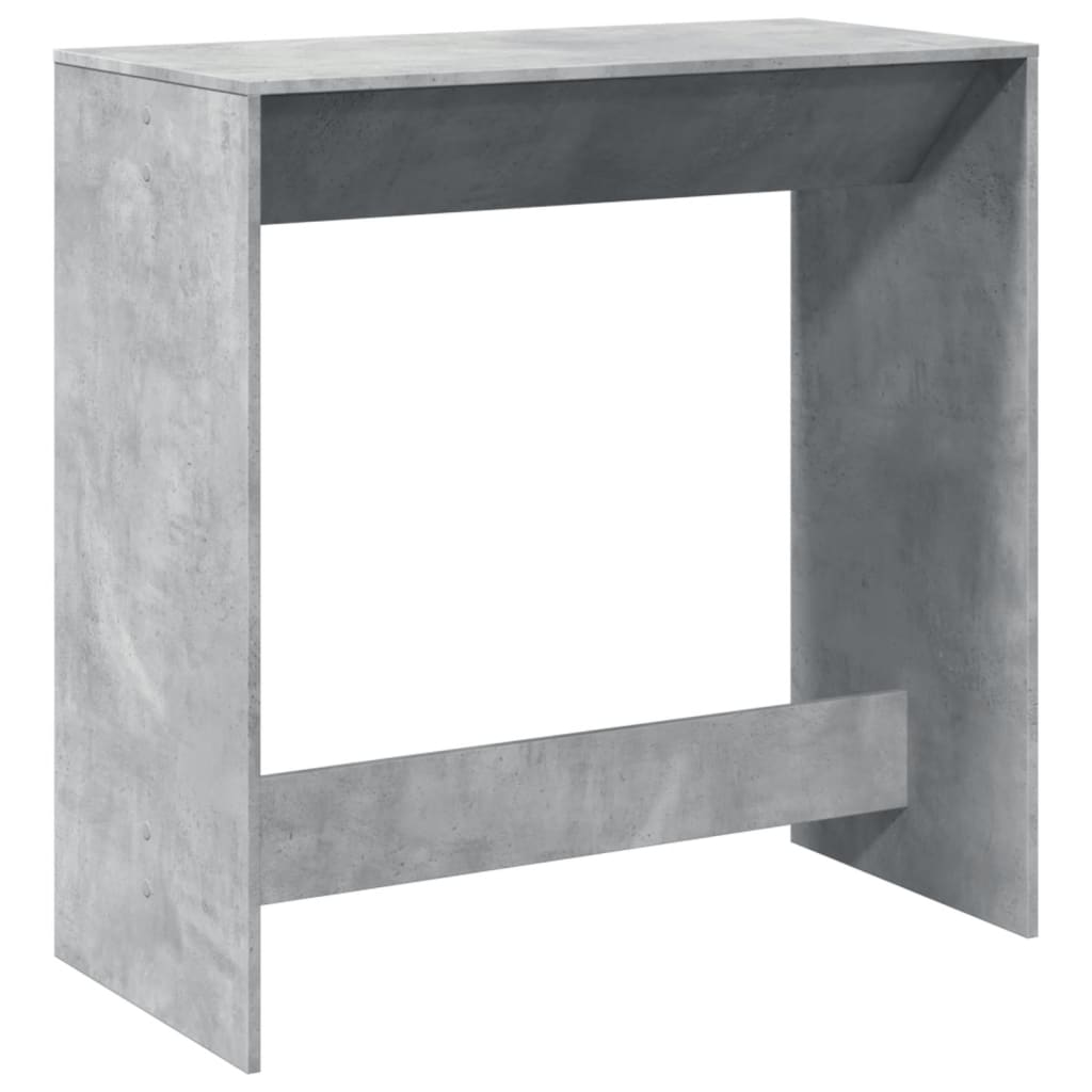 Concrete Grey Bar Table 102x50x103.5 cm - Engineered Wood Design