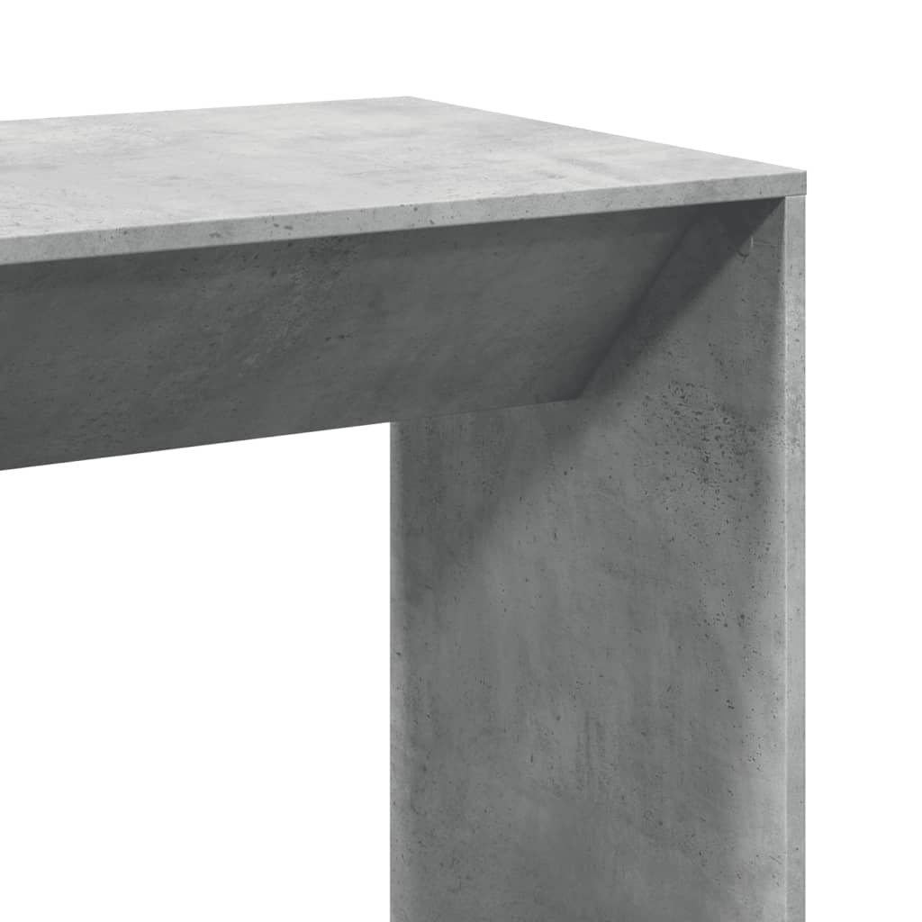 Concrete Grey Bar Table 102x50x103.5 cm - Engineered Wood Design