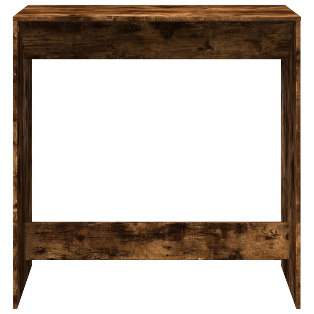 Smoked Oak Bar Table 102x50x103.5 cm - Engineered Wood Elegance