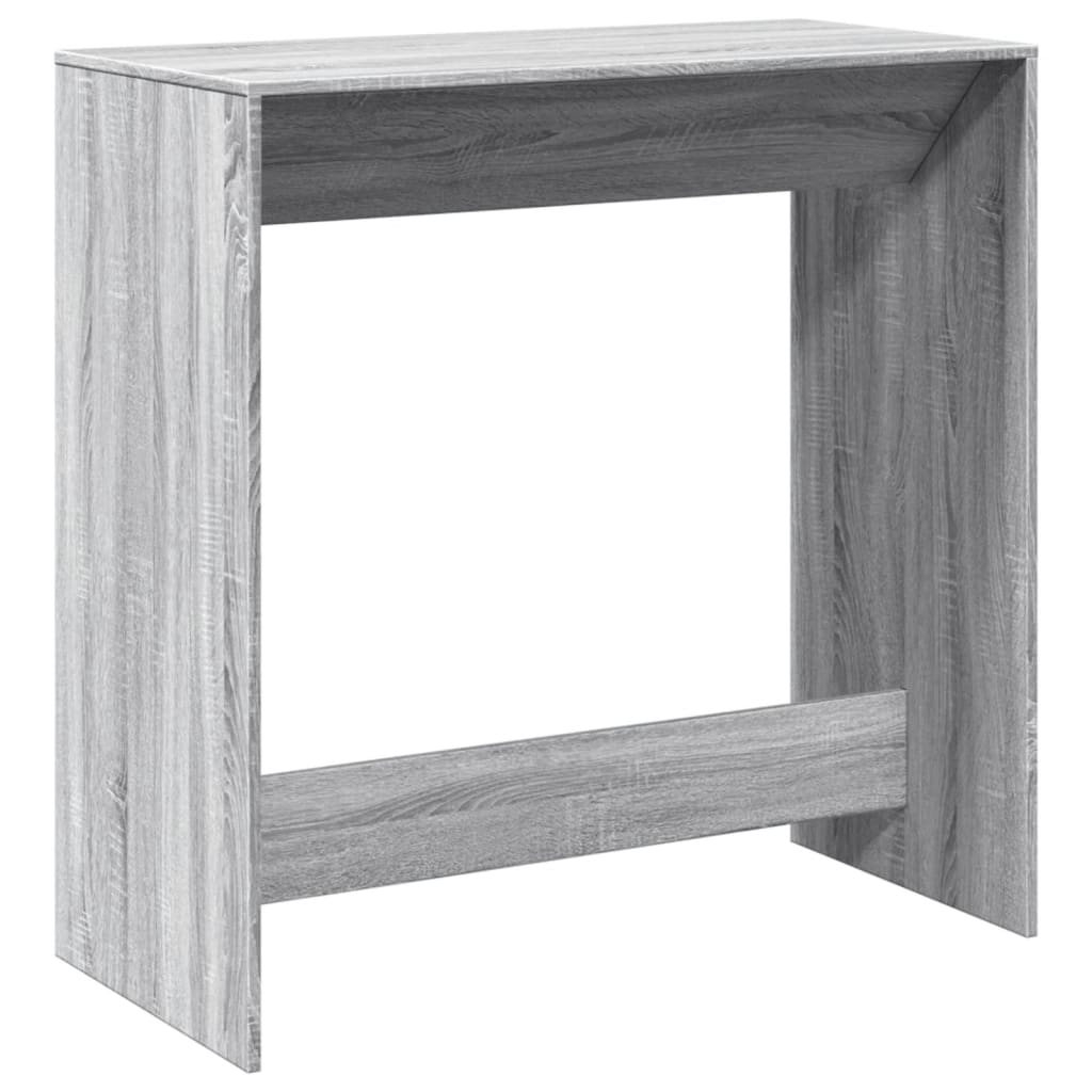 Grey Sonoma Bar Table 102x50x103.5 cm - Engineered Wood