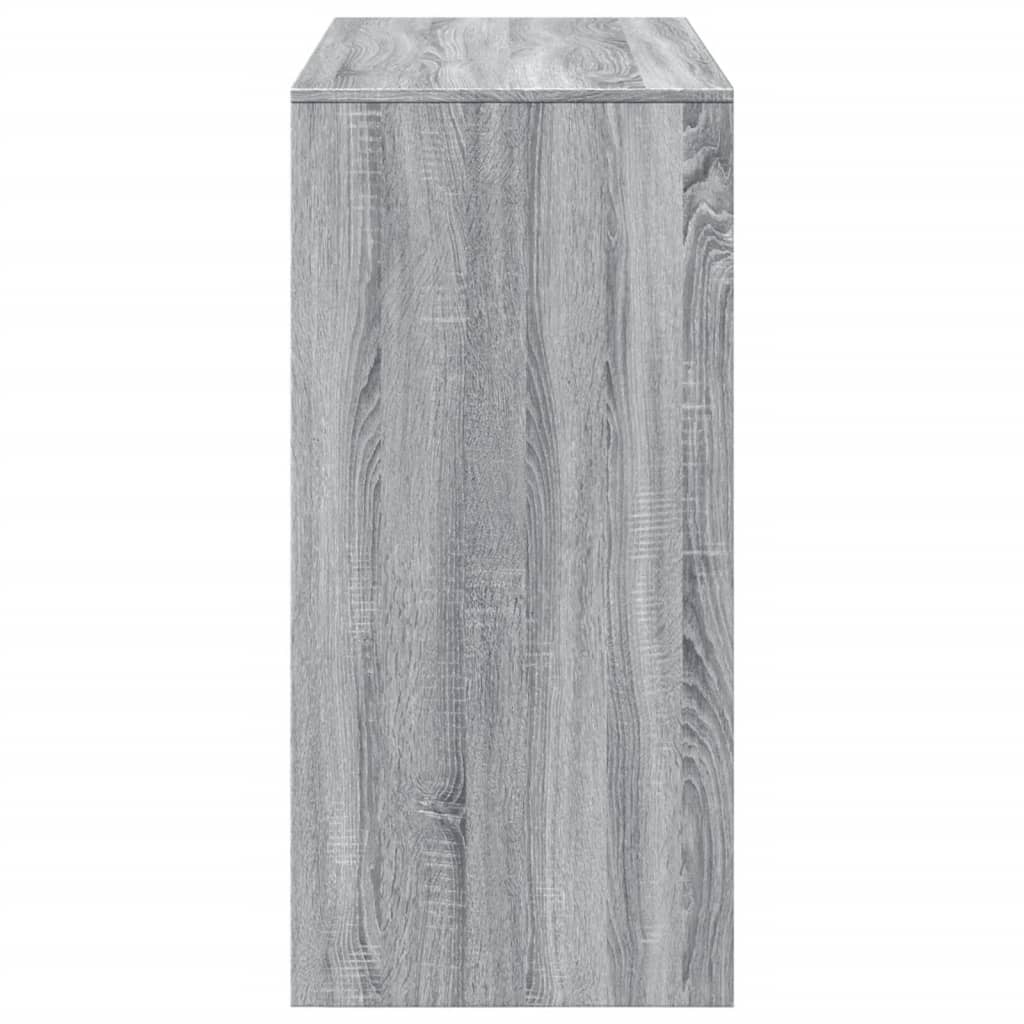Grey Sonoma Bar Table 102x50x103.5 cm - Engineered Wood