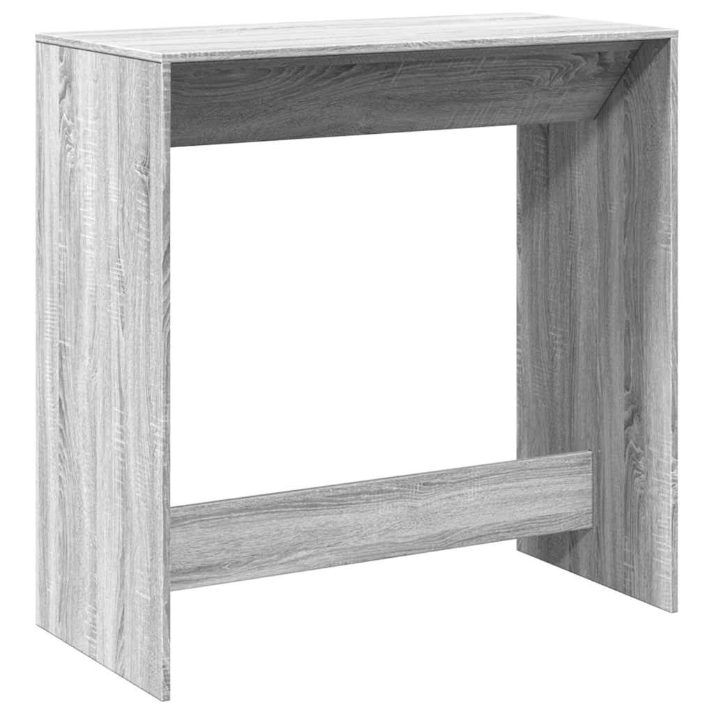 Grey Sonoma Bar Table 102x50x103.5 cm - Engineered Wood