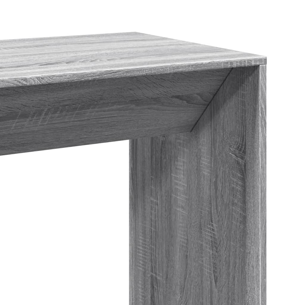 Grey Sonoma Bar Table 102x50x103.5 cm - Engineered Wood