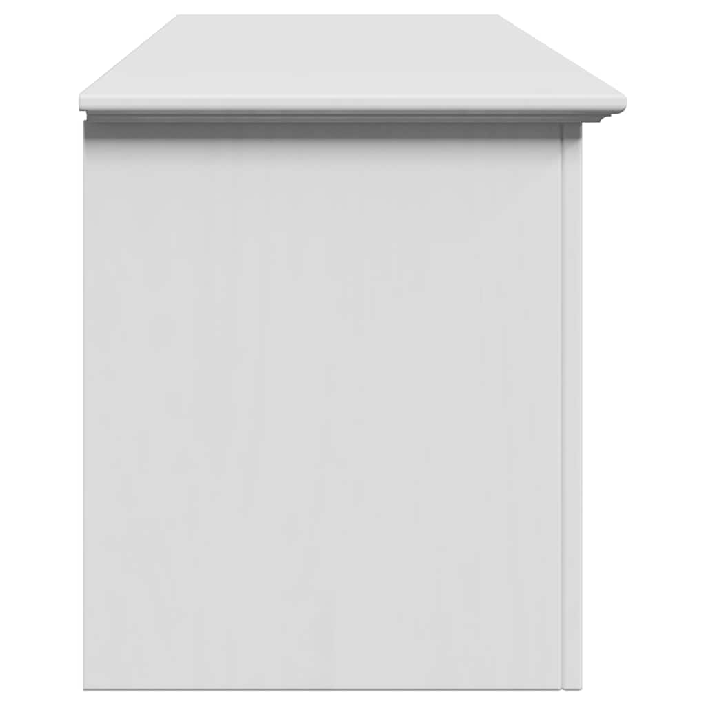 White Hallway Bench BODO 114x40x45 cm - Stylish & Functional Seating