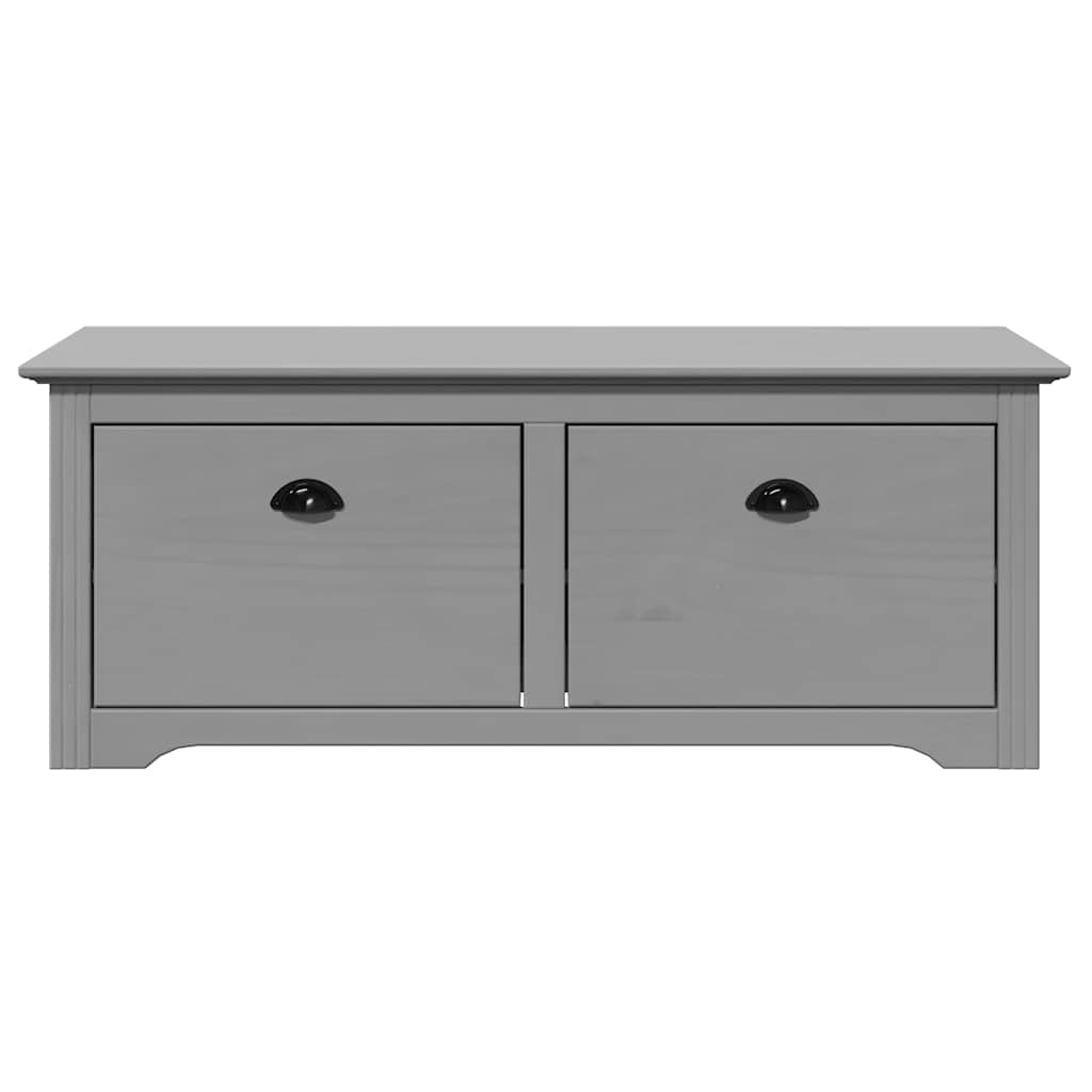 Stylish Grey Hallway Bench BODO, 114x40x45 cm - Durable Wood Design