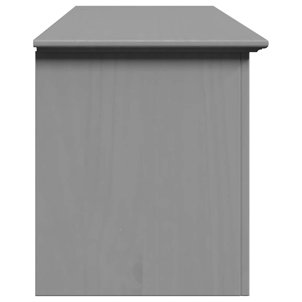 Stylish Grey Hallway Bench BODO, 114x40x45 cm - Durable Wood Design