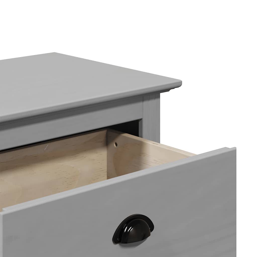 Stylish Grey Hallway Bench BODO, 114x40x45 cm - Durable Wood Design