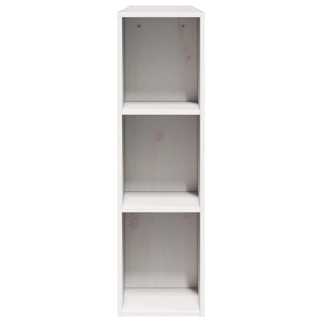Solid Pine White Headboard with Storage, 150 cm - Stylish & Practical