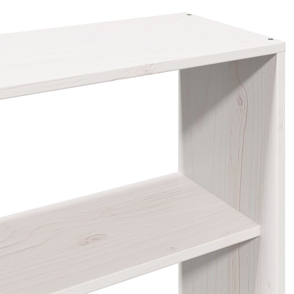 White Solid Pine Headboard with Storage, 180 cm - Stylish & Functional
