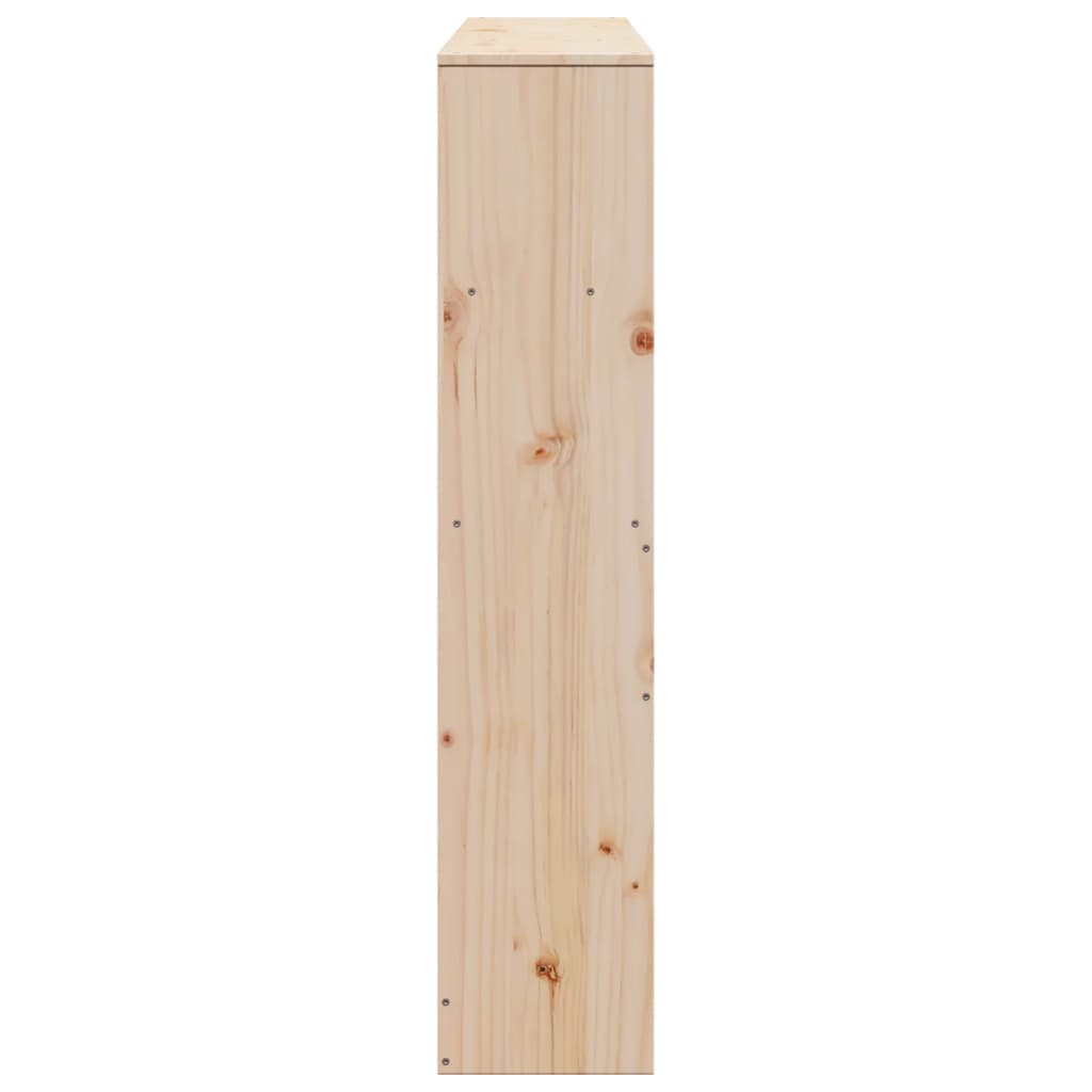 Solid Pine 160cm Headboard with Storage Compartments