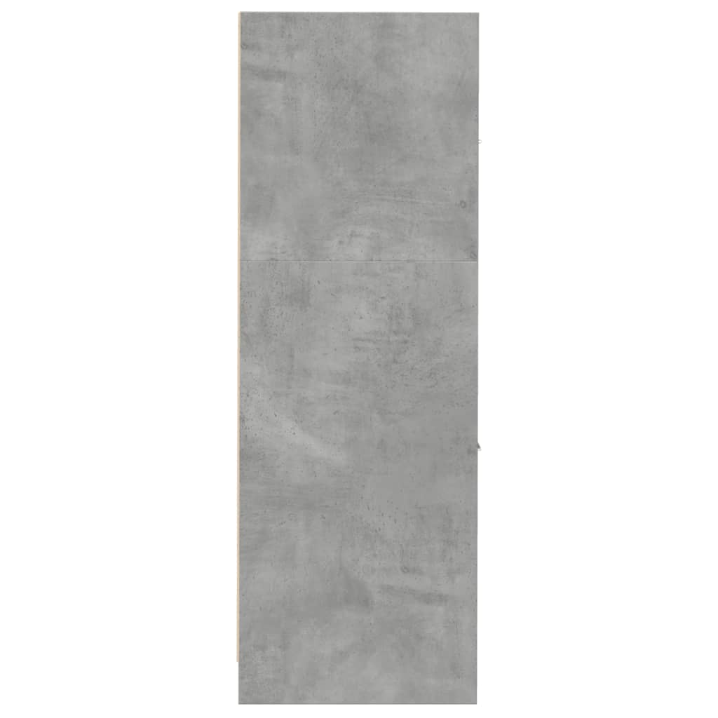 Concrete Grey Apothecary Cabinet, 30x41x118 cm, Engineered Wood
