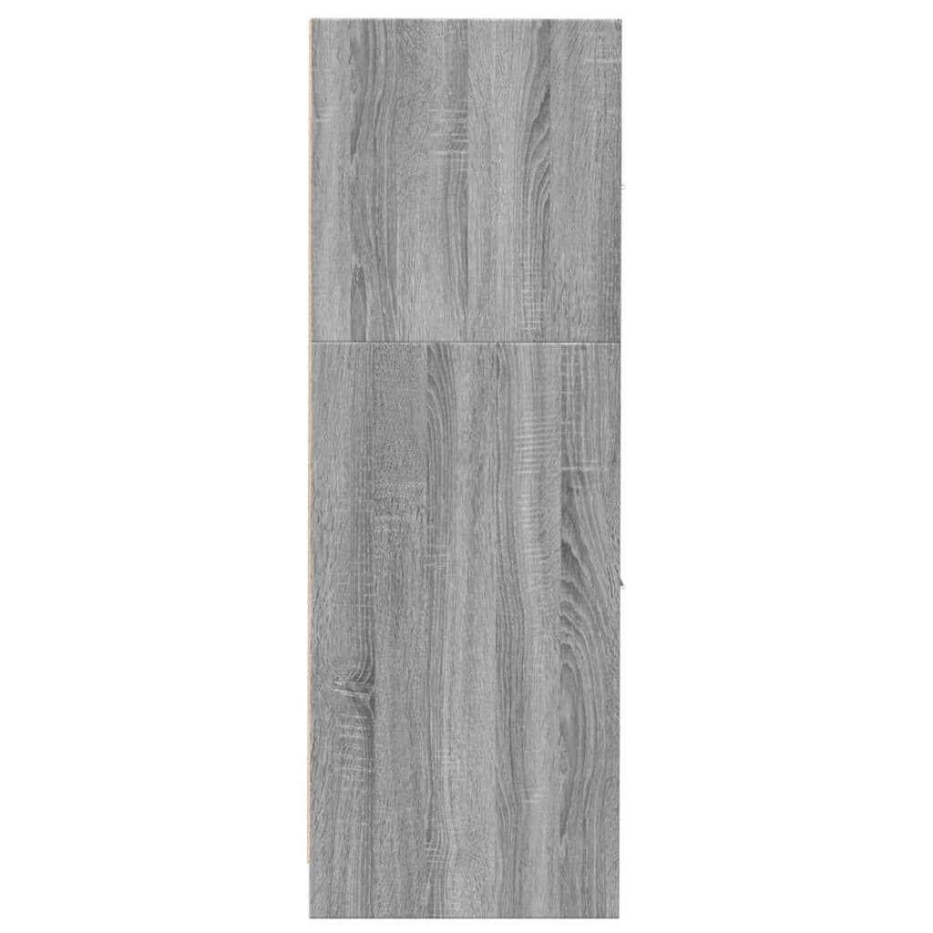 Grey Sonoma Apothecary Cabinet 30x41x118 cm - Engineered Wood