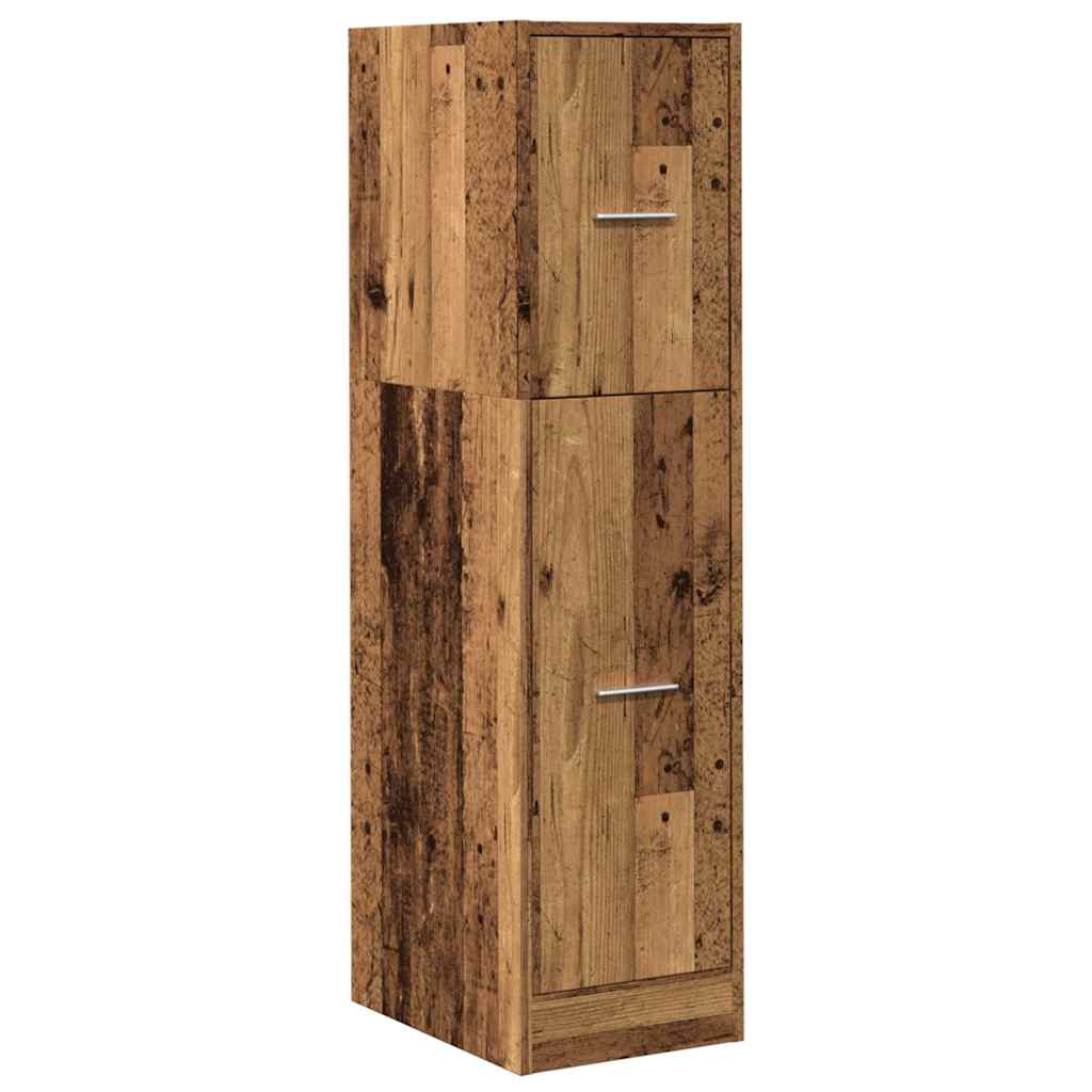 Vintage Apothecary Cabinet, 30x41x118 cm, Engineered Wood Finish