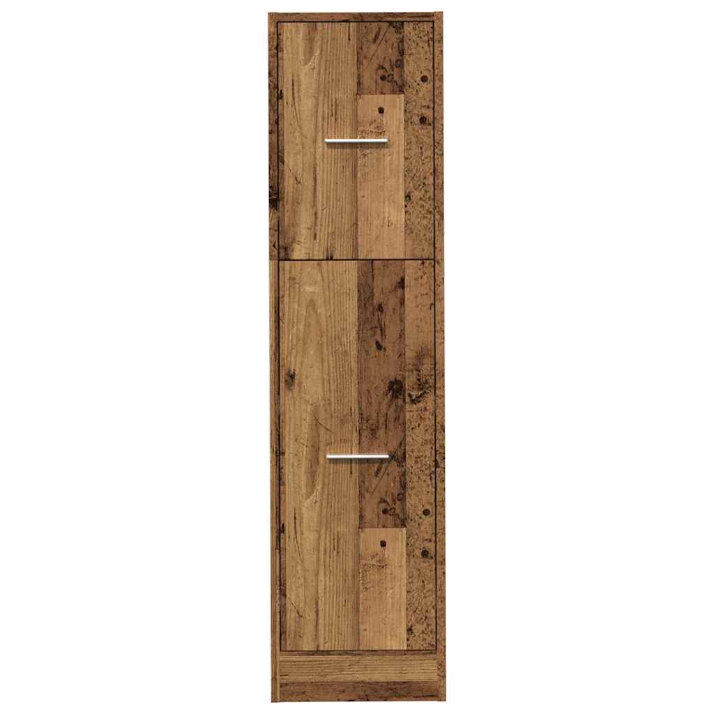 Vintage Apothecary Cabinet, 30x41x118 cm, Engineered Wood Finish