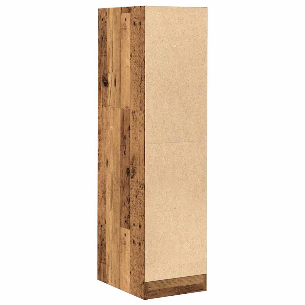 Vintage Apothecary Cabinet, 30x41x118 cm, Engineered Wood Finish