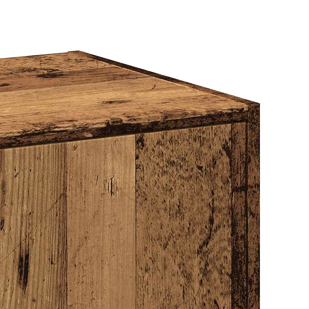 Vintage Apothecary Cabinet, 30x41x118 cm, Engineered Wood Finish