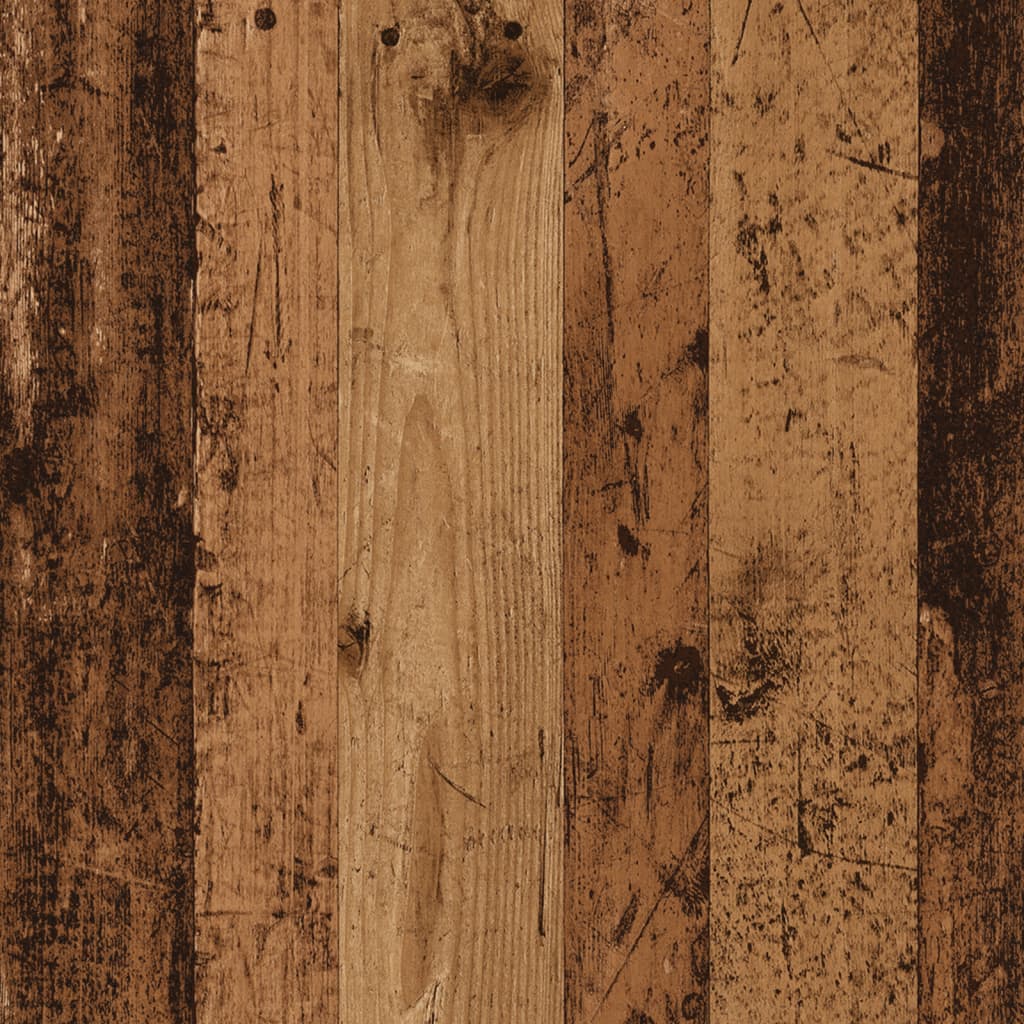 Vintage Wood Apothecary Cabinet - 30x41x144.5 cm, Engineered Wood
