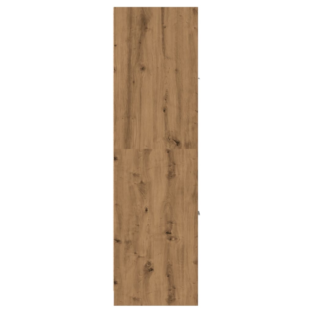 Artisian Oak Apothecary Cabinet - 30x41x144.5 cm Engineered Wood