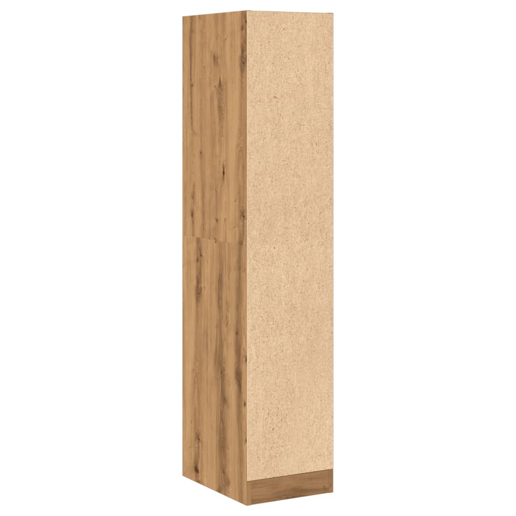 Artisian Oak Apothecary Cabinet - 30x41x144.5 cm Engineered Wood
