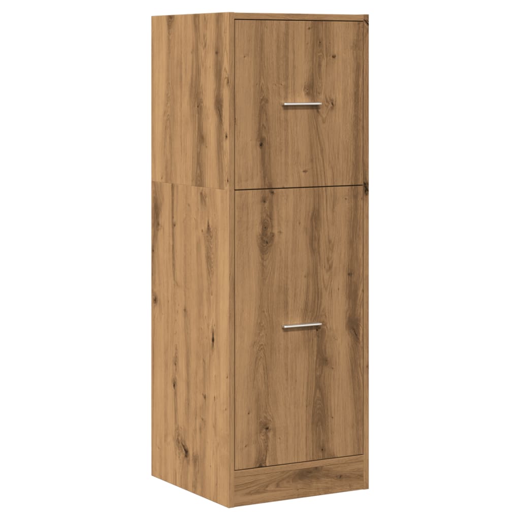 Artisan Oak Apothecary Cabinet - Engineered Wood, 40x41x118 cm