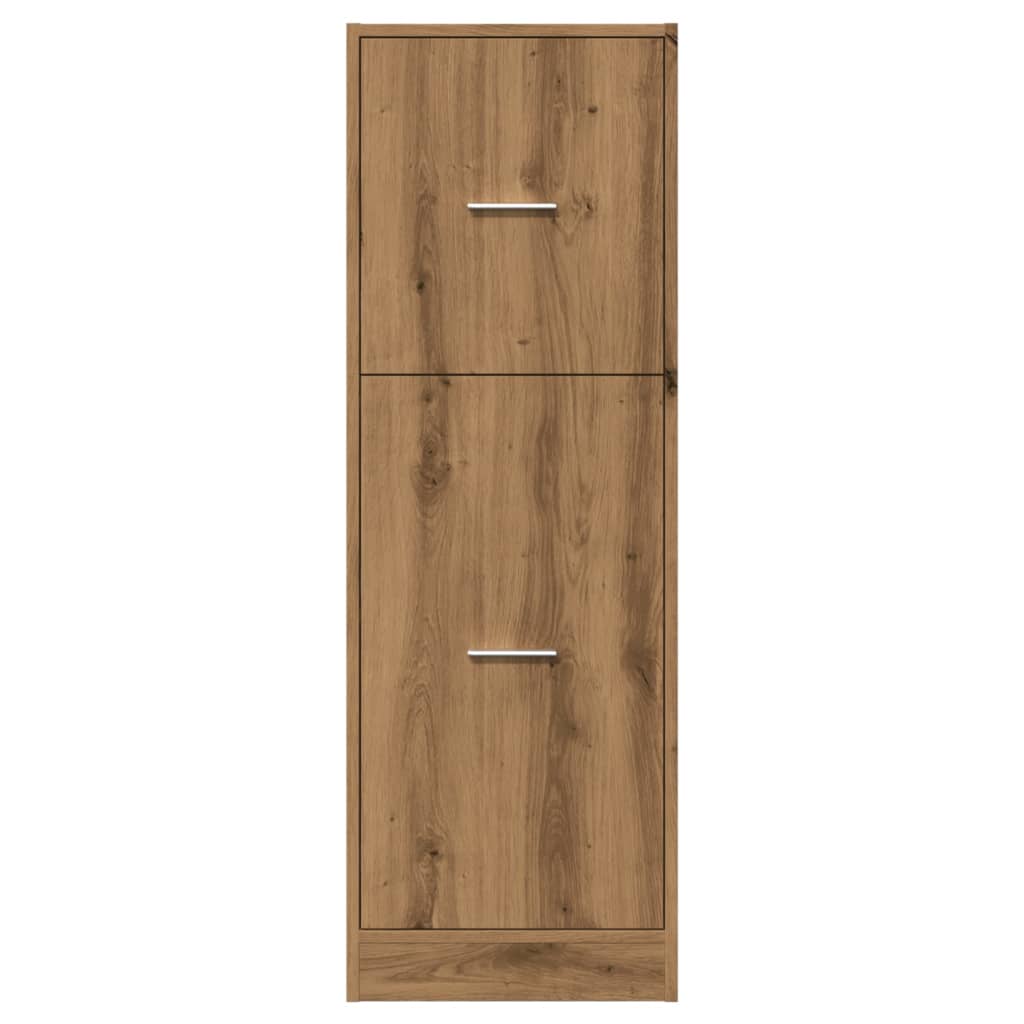 Artisan Oak Apothecary Cabinet - Engineered Wood, 40x41x118 cm