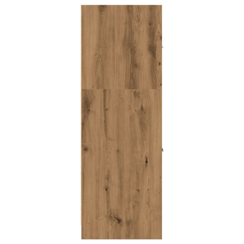 Artisan Oak Apothecary Cabinet - Engineered Wood, 40x41x118 cm