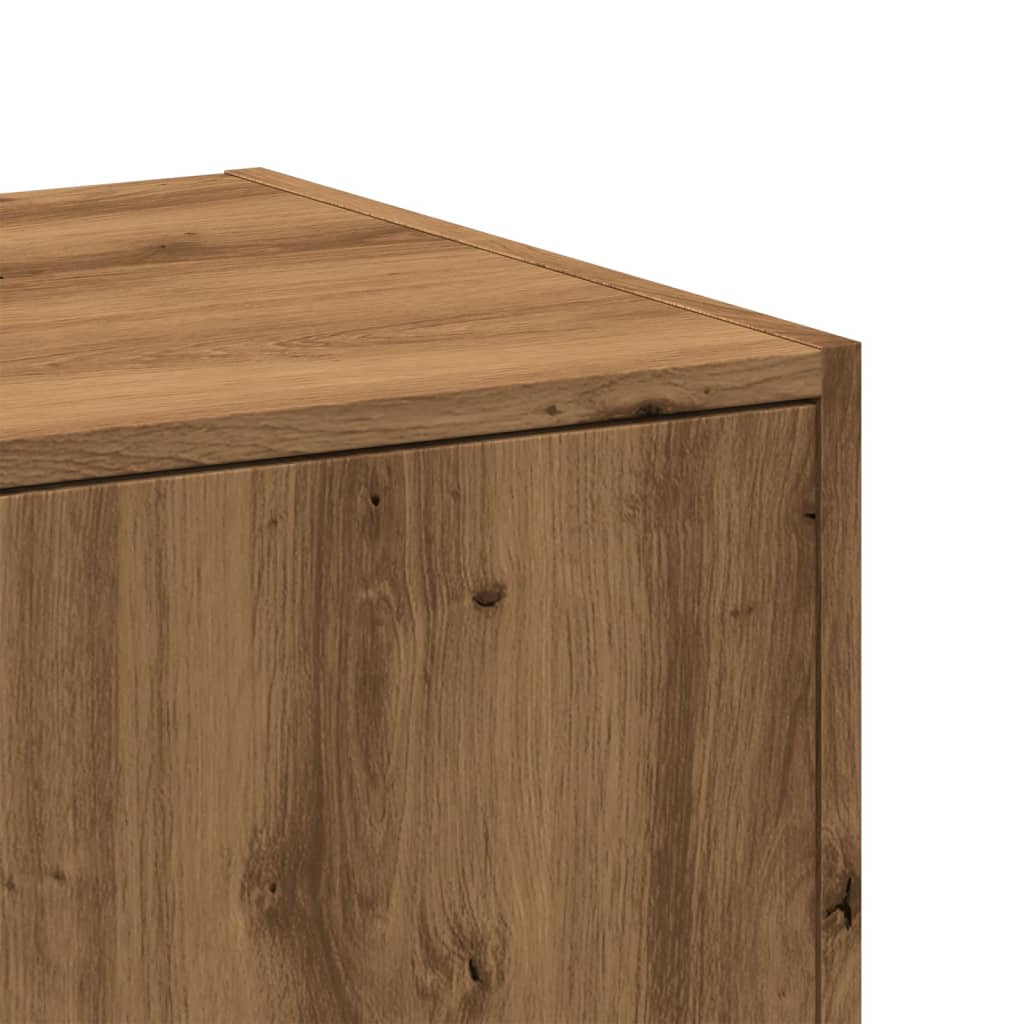 Artisan Oak Apothecary Cabinet - Engineered Wood, 40x41x118 cm