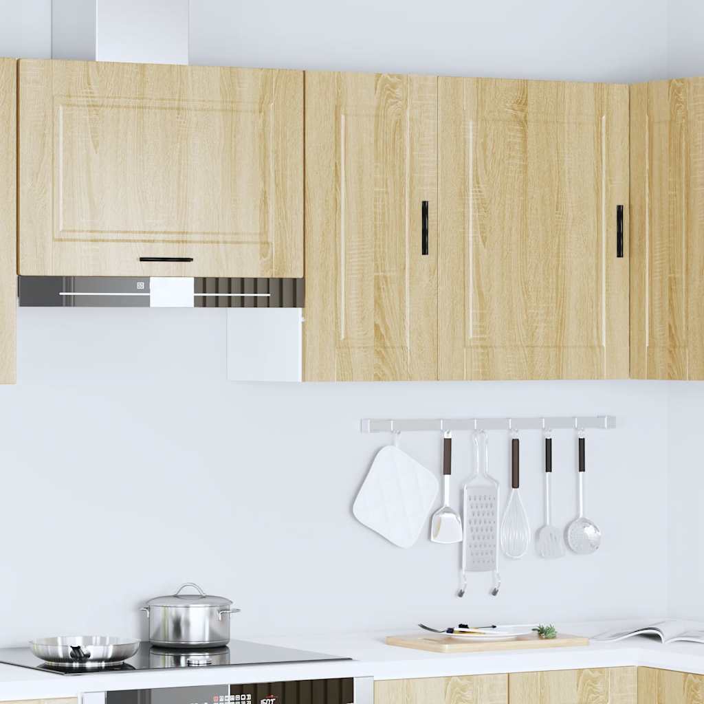 Kitchen Wall Cabinet Porto Sonoma Oak Engineered Wood