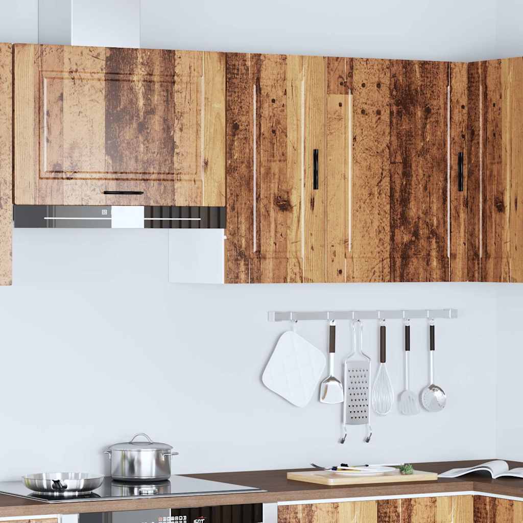 Kitchen Wall Cabinet Porto Old Wood Engineered Wood
