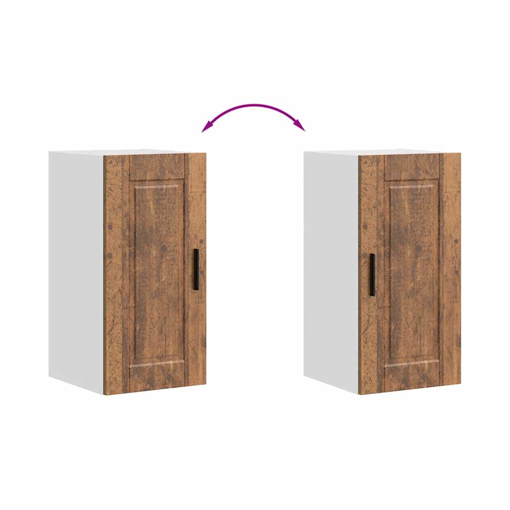 Kitchen Wall Cabinet Porto Old Wood Engineered Wood
