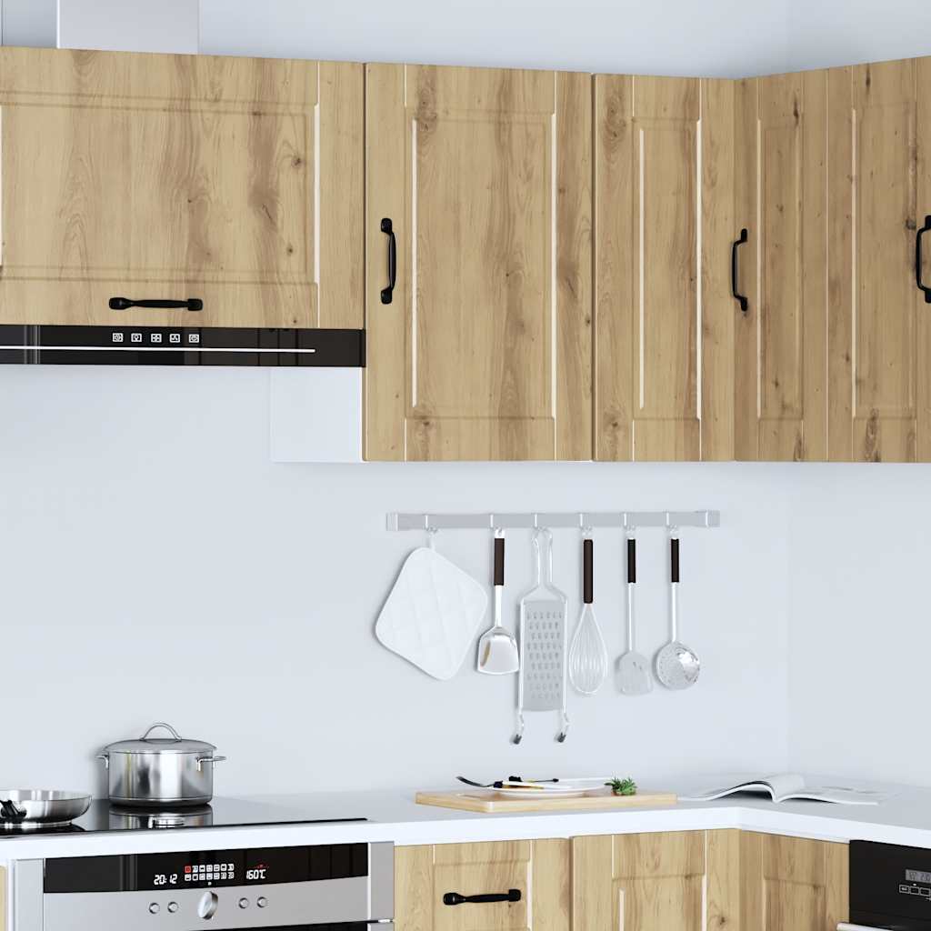 Kitchen Wall Cabinet Porto Artisan Oak Engineered Wood