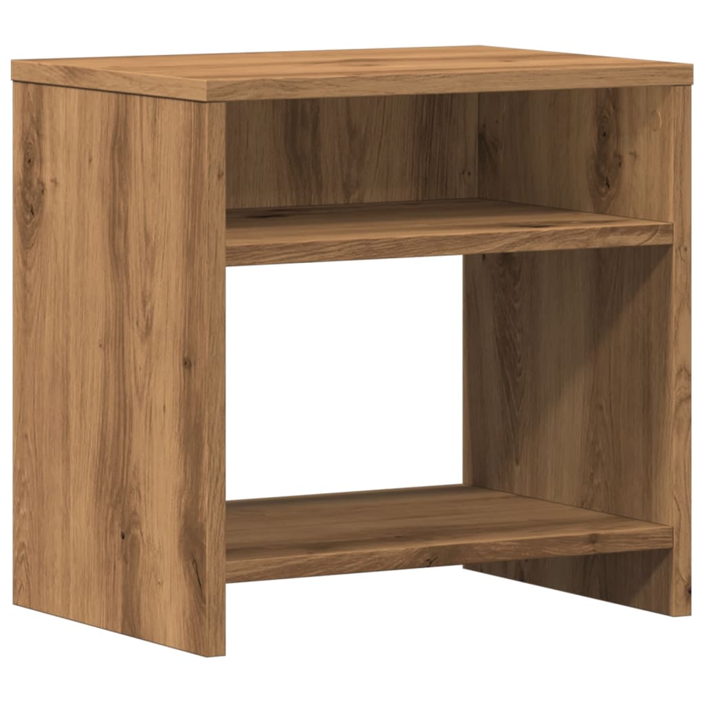 Bedside Cabinet Aritisian Oak 40x30x40 cm Engineered Wood
