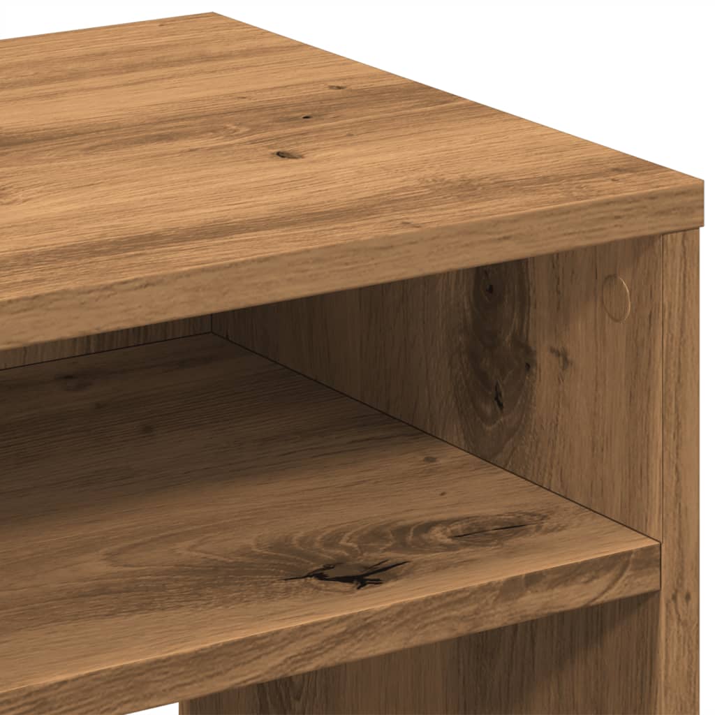 Bedside Cabinet Aritisian Oak 40x30x40 cm Engineered Wood