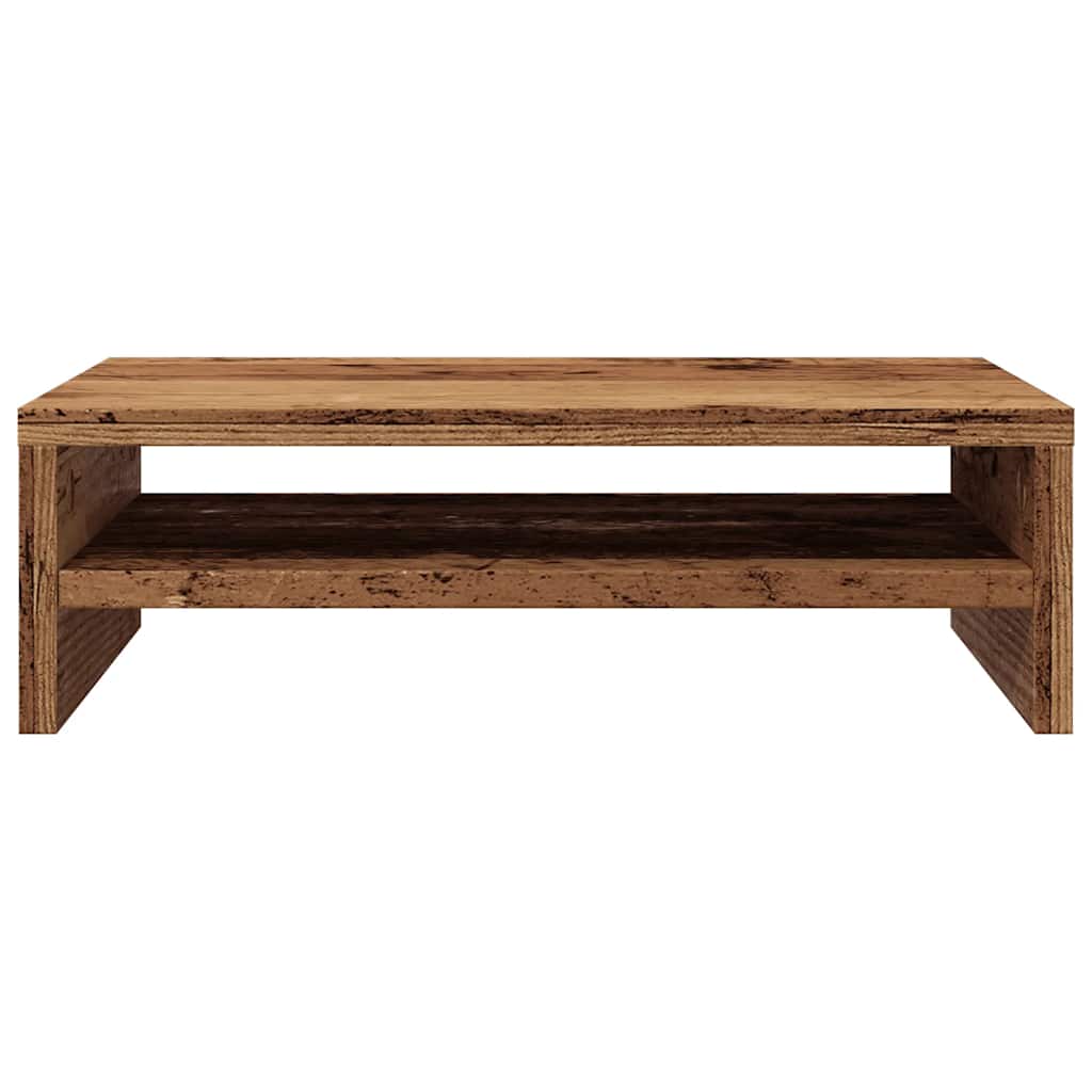 Monitor Stand Old Wood 42x24x13 cm Engineered Wood