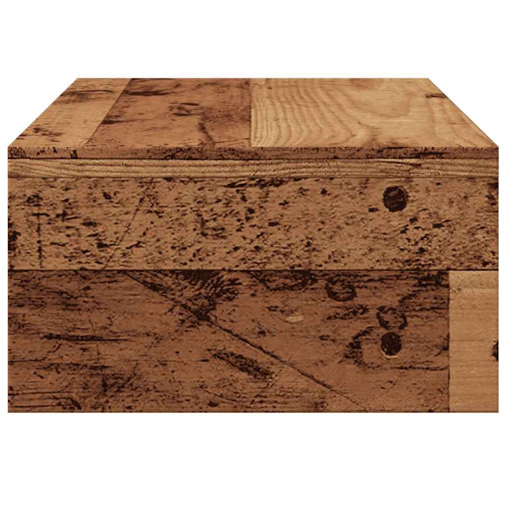 Monitor Stand Old Wood 42x24x13 cm Engineered Wood