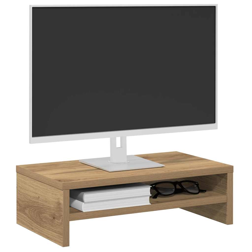 Monitor Stand Artisan Oak 42x24x13 cm Engineered Wood