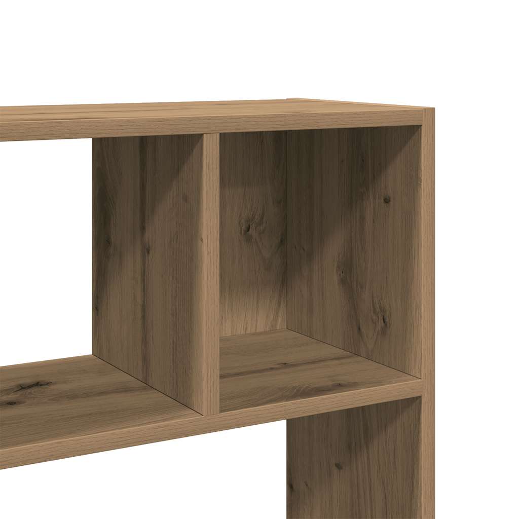 Artisan Oak Book Cabinet/Room Divider, 105x24x102 cm