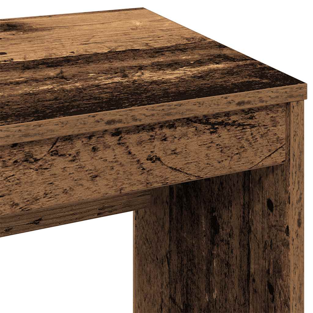 Vintage Engineered Wood Desk 90x40x72 cm - Rustic Charm Office Furniture