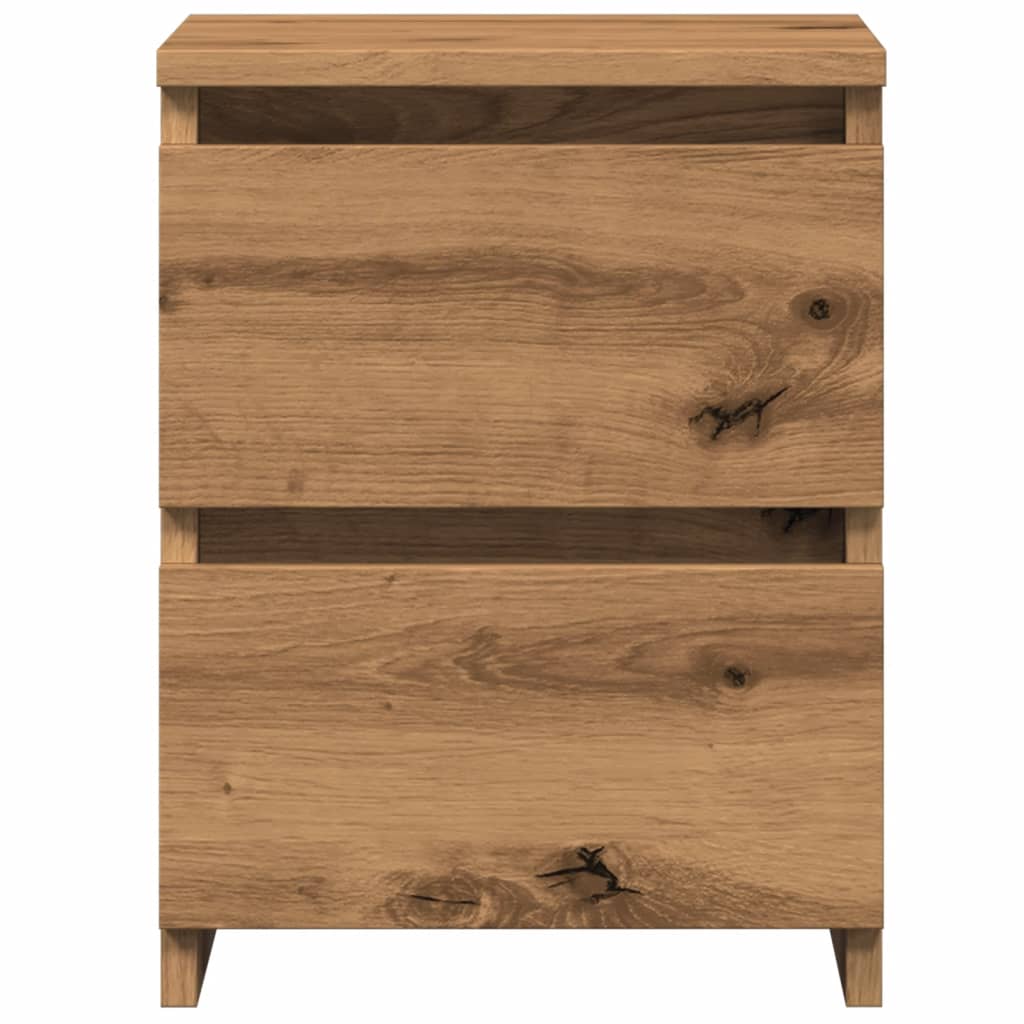 Bedside Cabinet Aritisan Oak 30x30x40 cm Engineered Wood