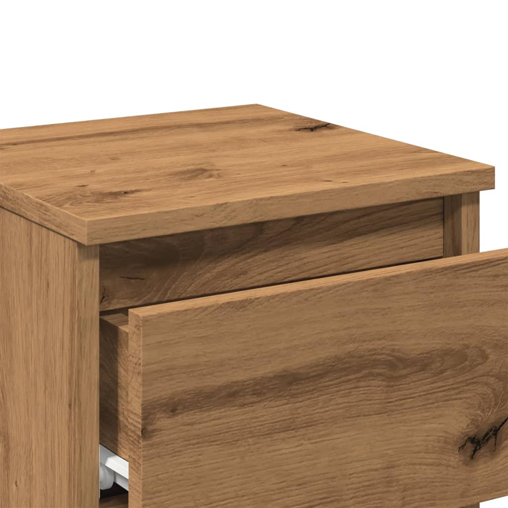 Bedside Cabinet Aritisan Oak 30x30x40 cm Engineered Wood